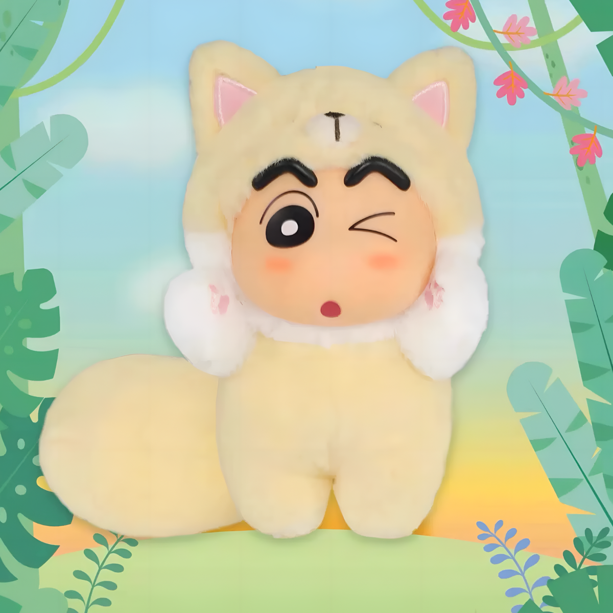 Crayon Shinchan Big Tails Series Vinyl Plush Pendant Blind Box