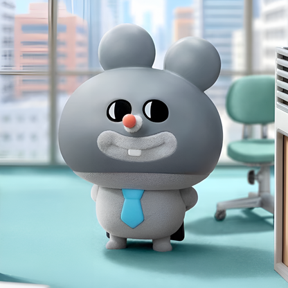 A Day of Corporate Hamster Series Figures Blind Box
