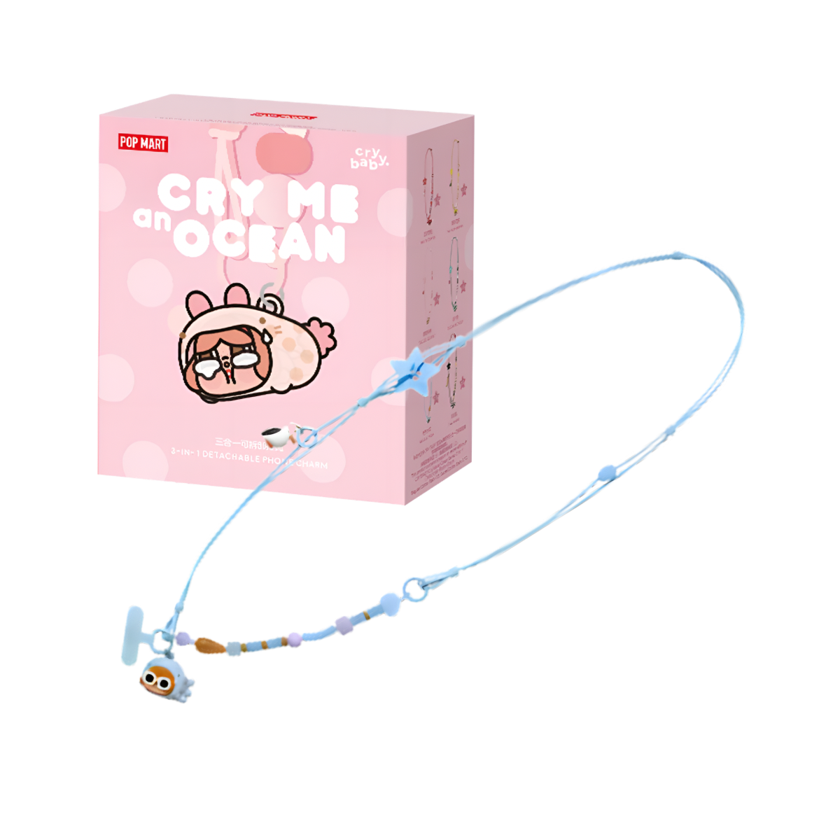 CRYBABY Cry Me an Ocean Series 3-in-1 Detachable Phone Charm