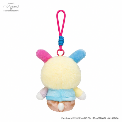 mofusand x Sanrio Characters Plump & Fluffy Mascot Plush Pendant