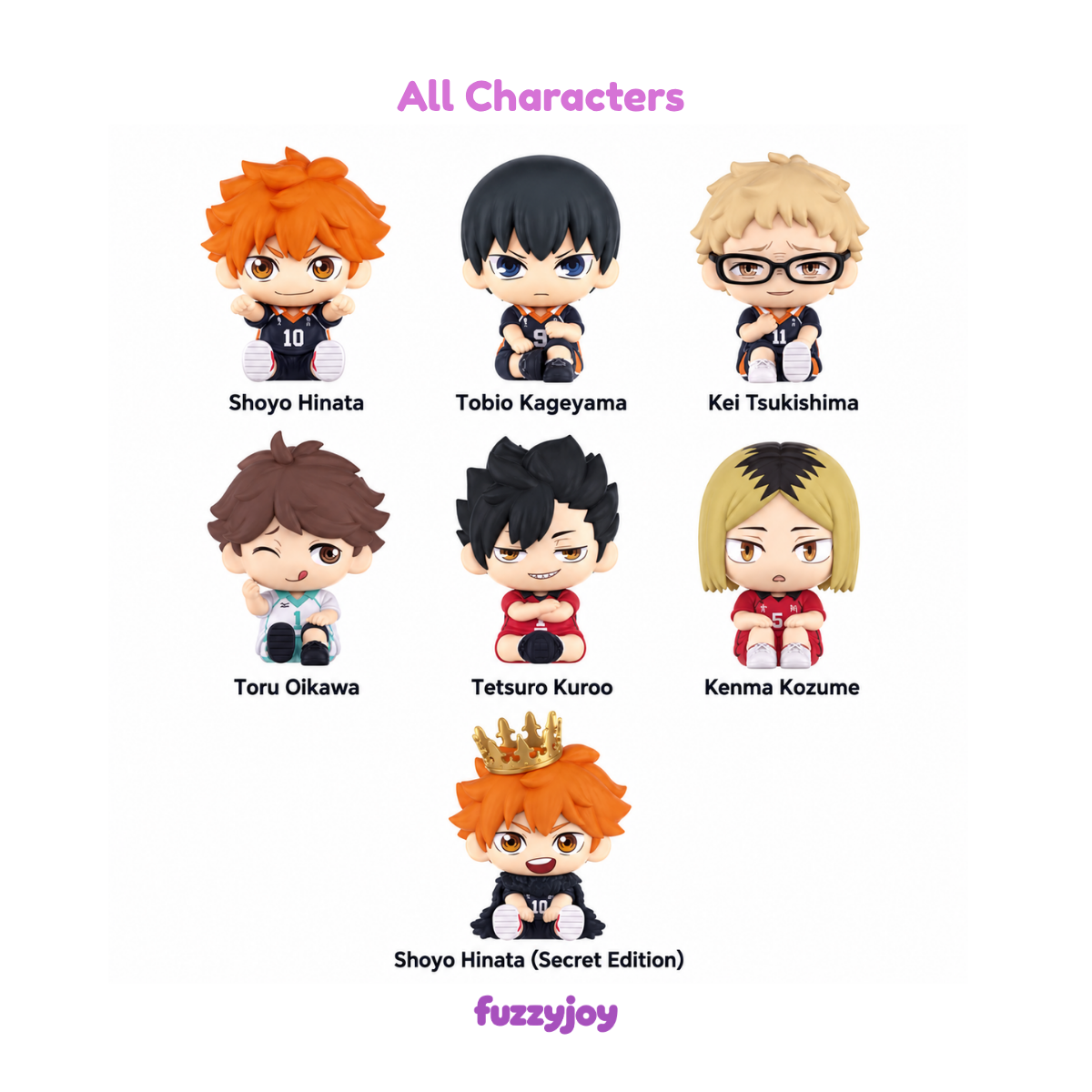 Haikyu!! Off Court Moment Series Sitting Figure Blind Box