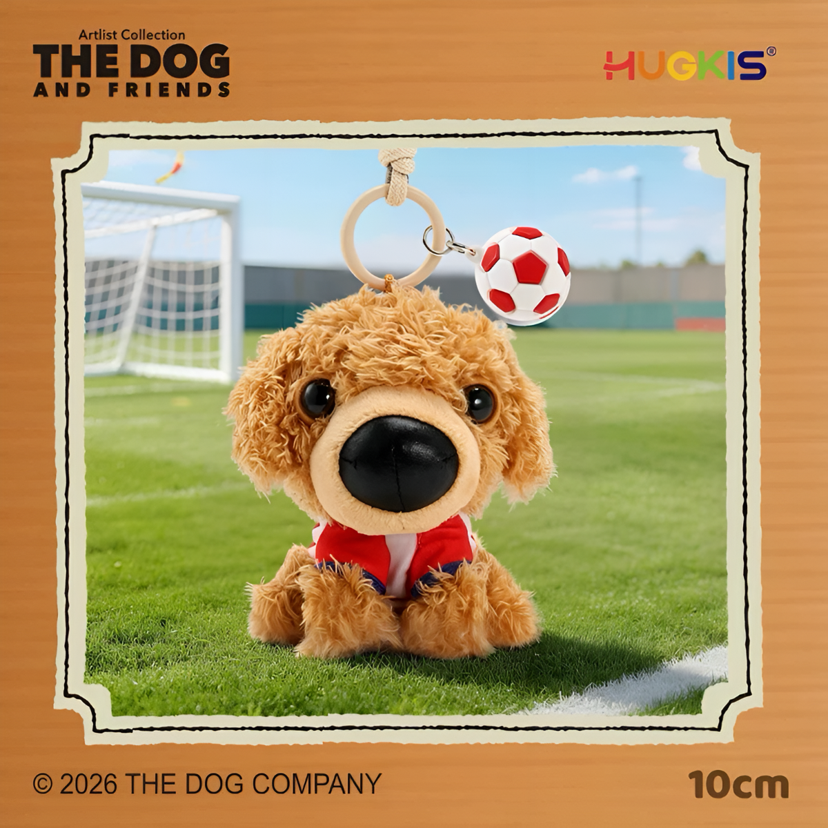 Artist Collection THE DOG - Soccer Series Plush Charm