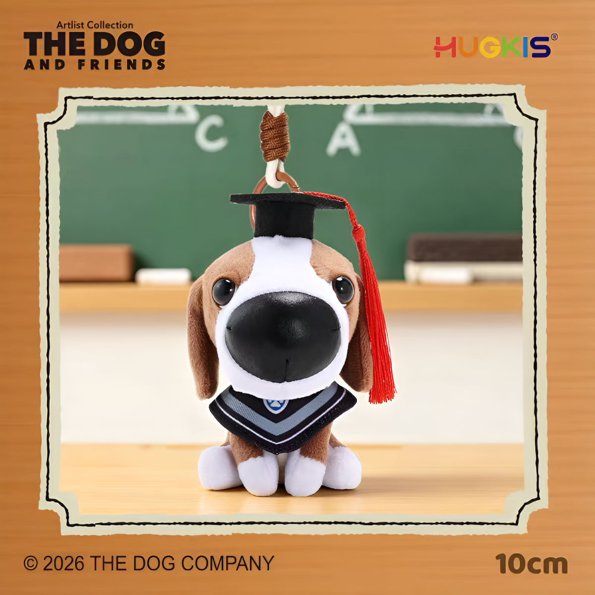 Artist Collection THE DOG AND FRIENDS - Graduation Series Plush Charm