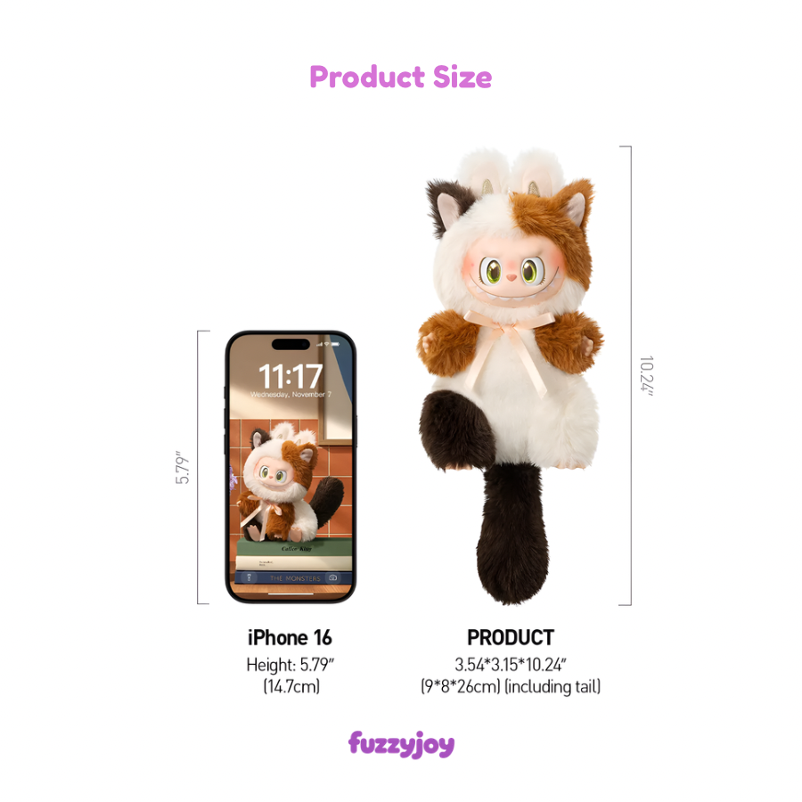 THE MONSTERS CAT MODE ON SERIES Vinyl Plush Pendant