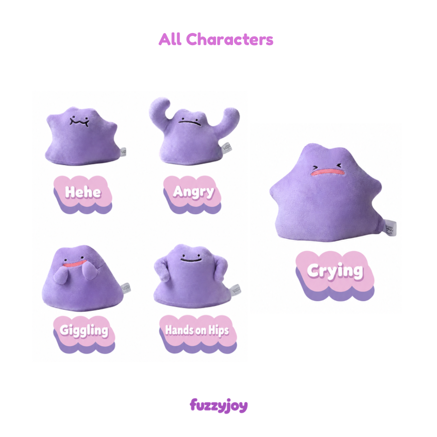 Pokémon Ditto Squishy Plush Blind Box