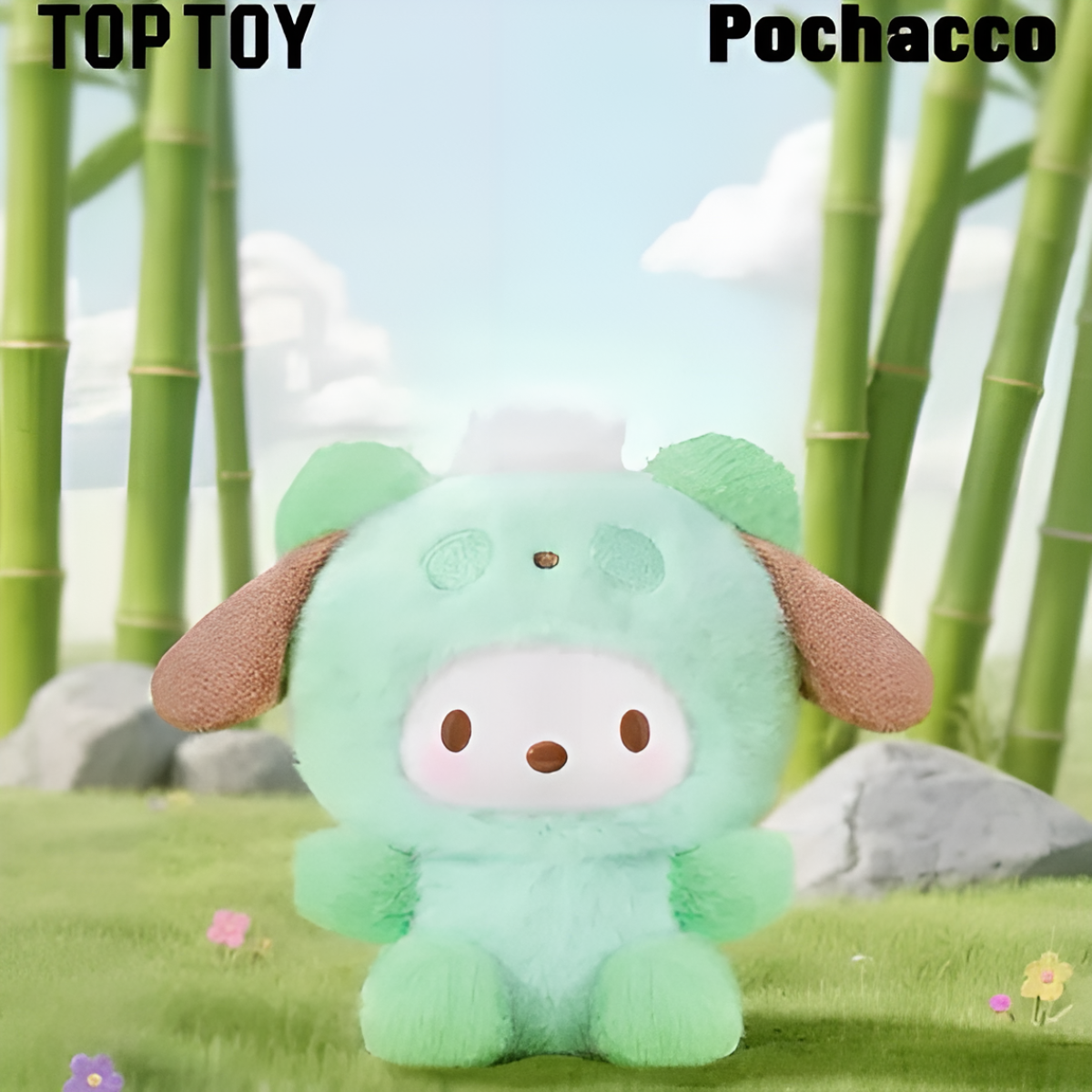 Sanrio Characters Colorful Panda Series Plush Pendant Blind Box