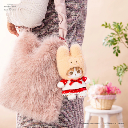 mofusand x Sanrio Characters Plump & Fluffy Mascot Plush Pendant
