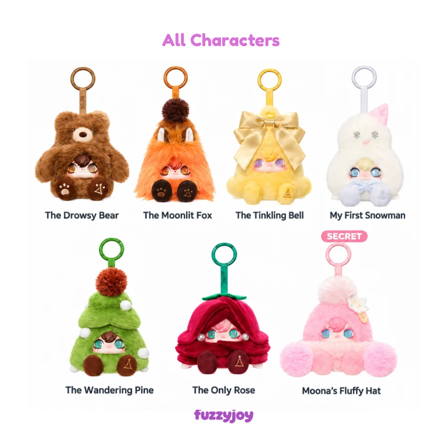 Hatti 1001MOONS The Moonlight Gathering Guide Series Plush Doll Pendant