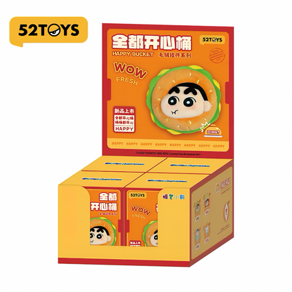 Crayon Shinchan Happy Bucket Series Figures Blind Box