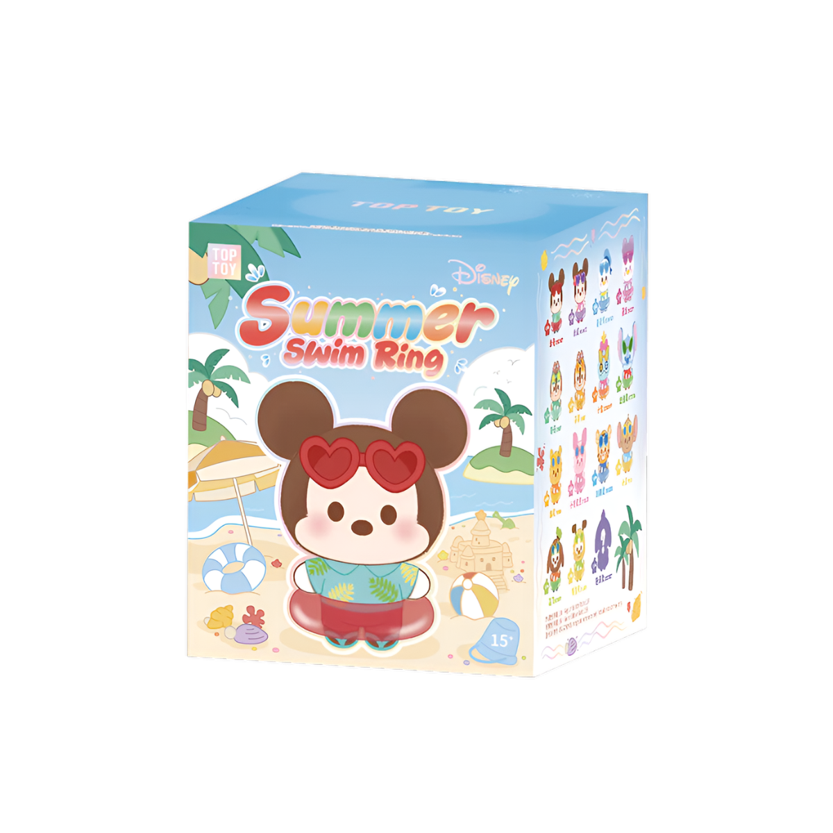 Disney Summer Swim Ring Series Plush Pendant Blind Box