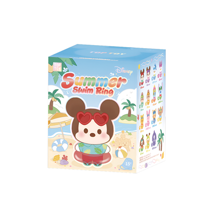 Disney Summer Swim Ring Series Plush Pendant Blind Box
