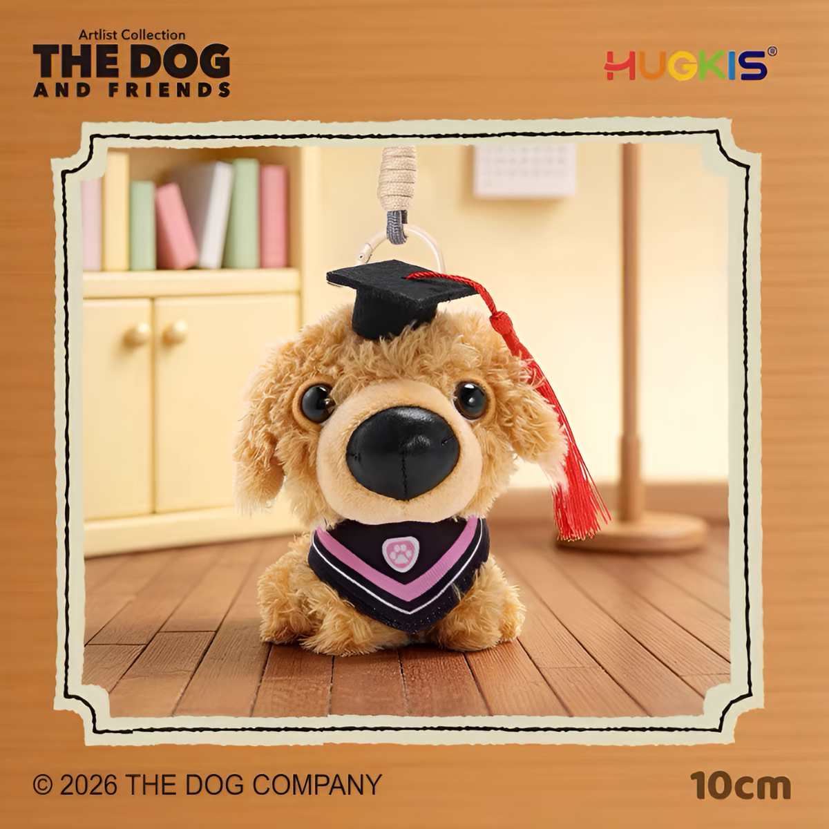Artist Collection THE DOG AND FRIENDS - Graduation Series Plush Charm