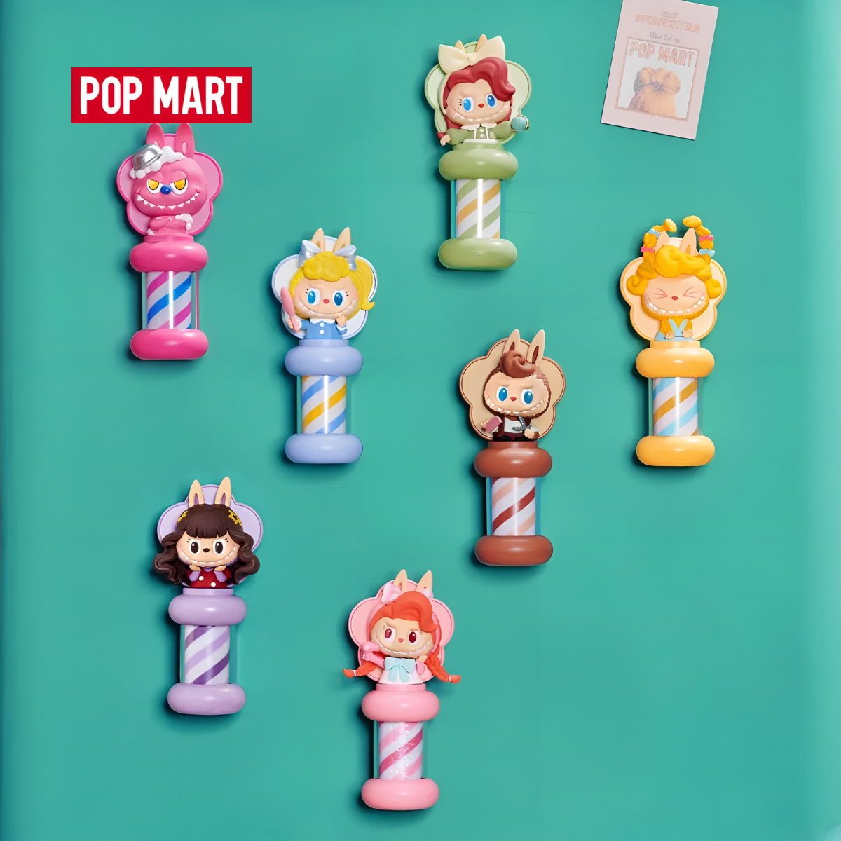 THE MONSTERS Hair Salon Series - Glowing Fridge Magnet Blind Box