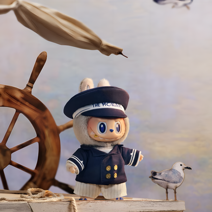 De Vliegende LABUBU Captain Vinyl Plush Pendant