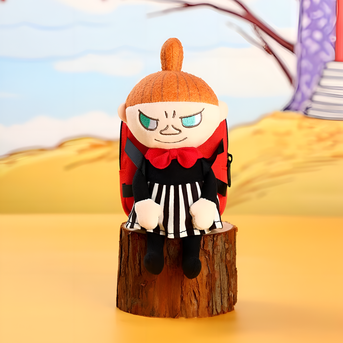 Official Moomin Cute Plush Pendant with Foldable Tote Bag