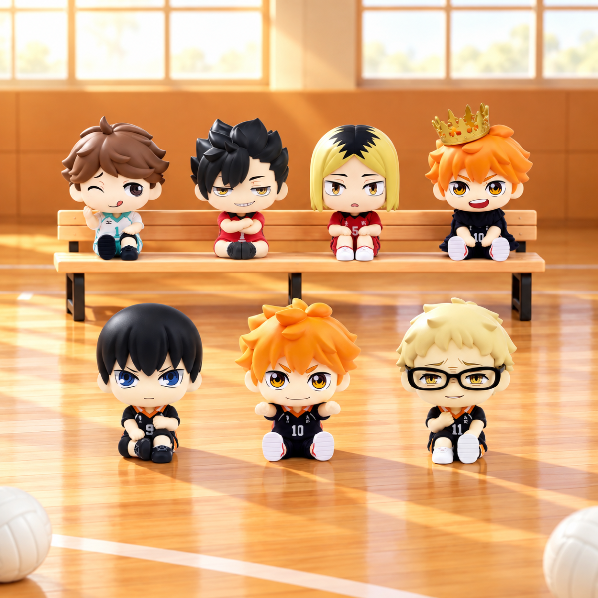 Haikyu!! Off Court Moment Series Sitting Figure Blind Box