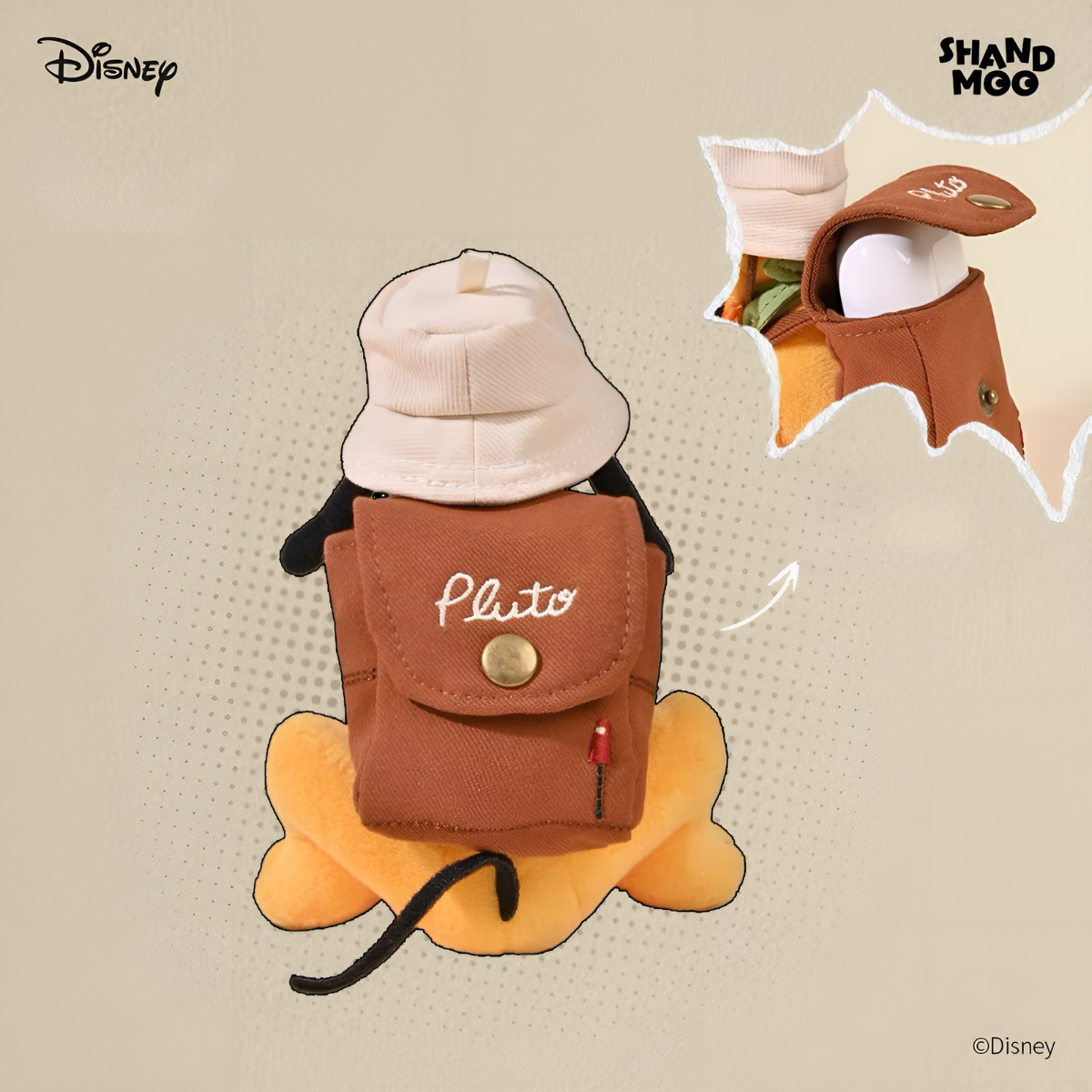 Moomory Series Pluto Plush Charm
