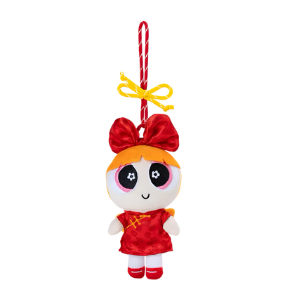 The Powerpuff Girls Flower Cheongsam Style Series Pendant Plush