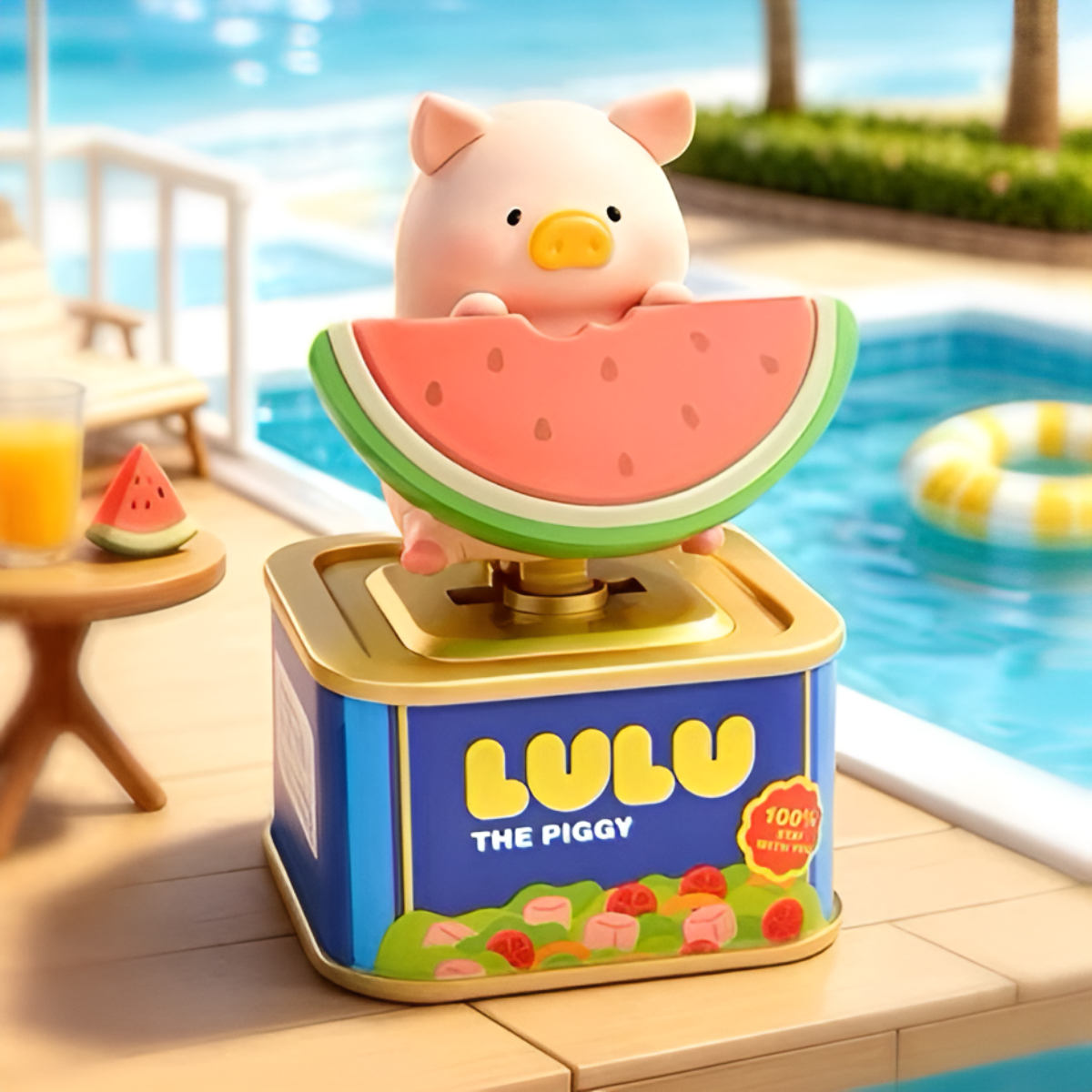 Lulu The Piggy Vacation Lu! Series Figures Blind Box