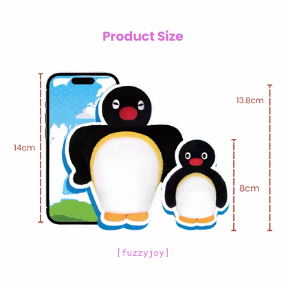 Pingu 45th Anniversary MINI-MEME Series Plush Keychains Blind Box