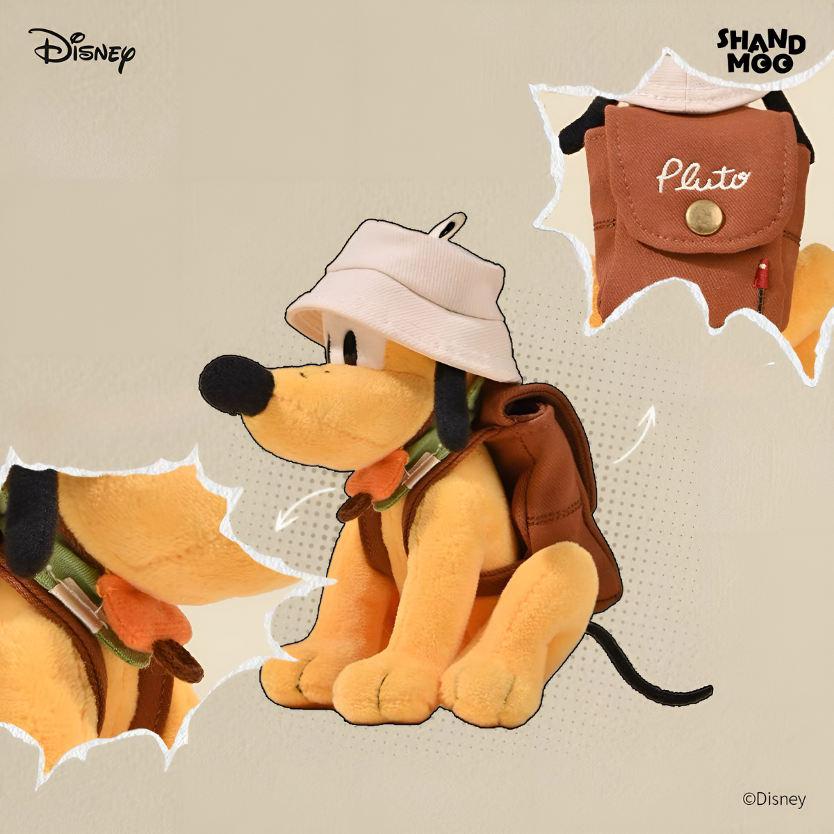 Moomory Series Pluto Plush Charm