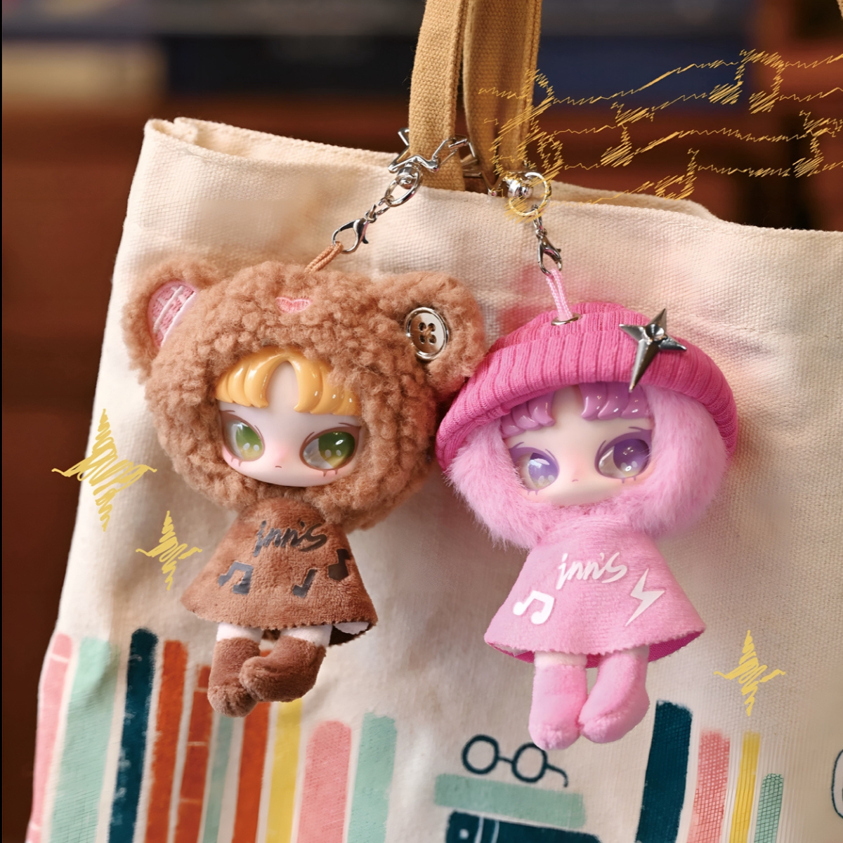 INN’s Twelve Tiny Wish Keepers Series Mini Plush Pendant Blind Box