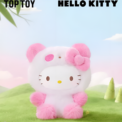 Sanrio Characters Colorful Panda Series Plush Pendant Blind Box