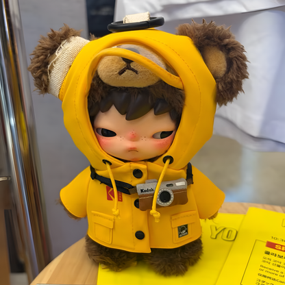 Hirono × Kodak Little Bear Vinyl Plush Pendant