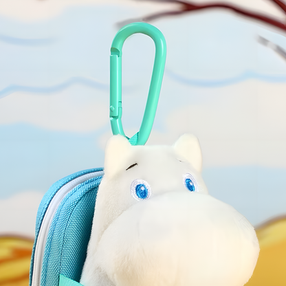 Official Moomin Cute Plush Pendant with Foldable Tote Bag