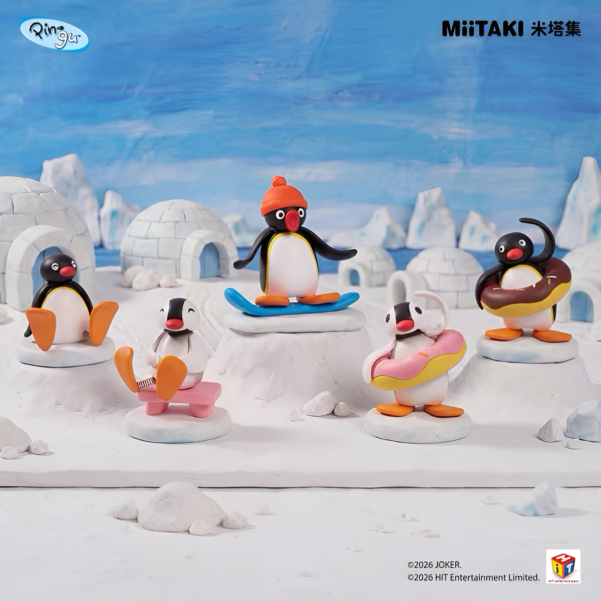 Pingu Outdoor Series Bobble Figures Blind Box
