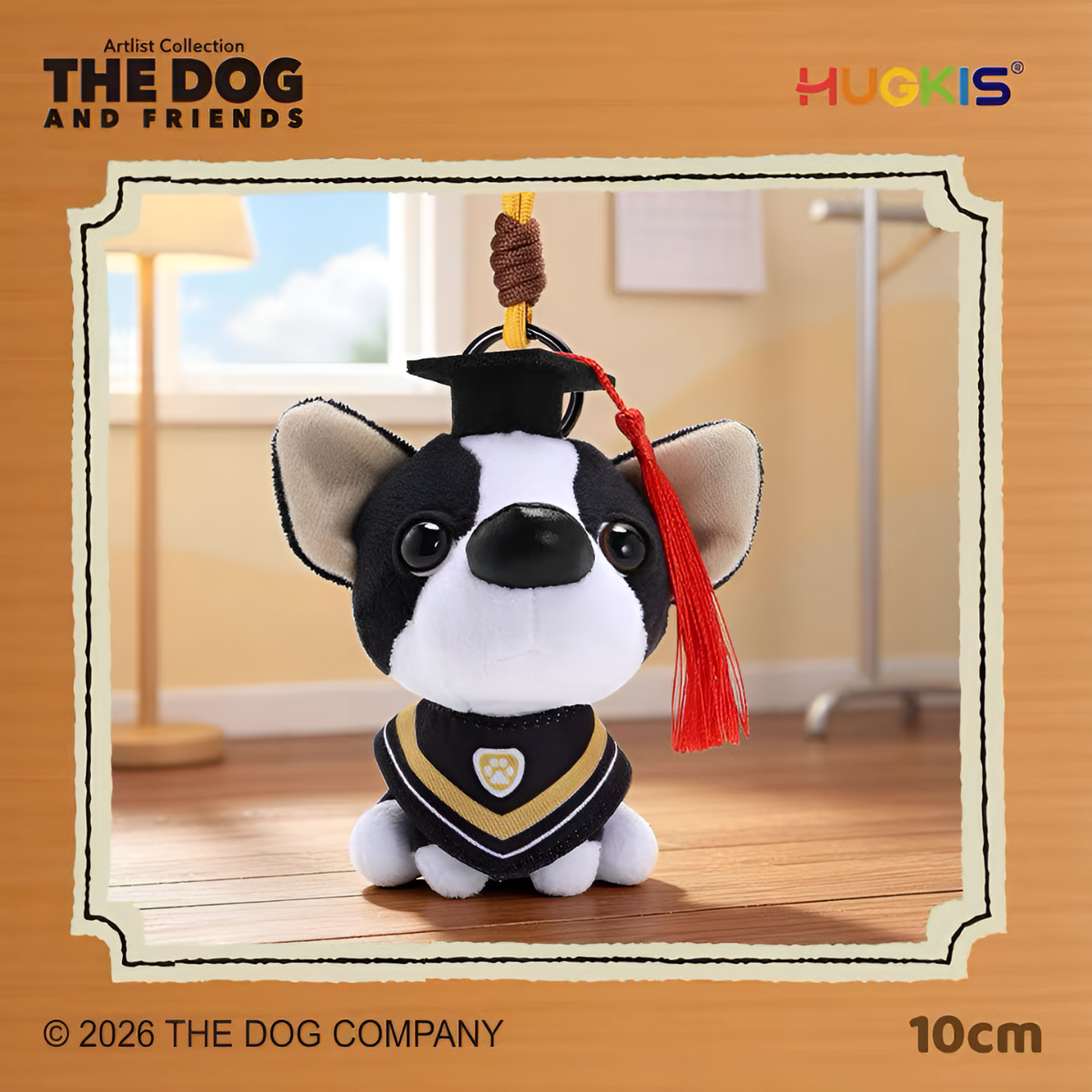 Artist Collection THE DOG AND FRIENDS - Graduation Series Plush Charm