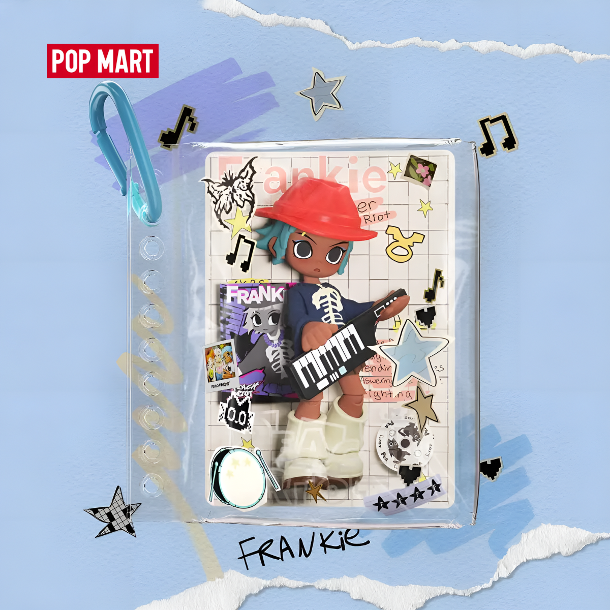 Peach Riot Carry the Music Series Block Pendant