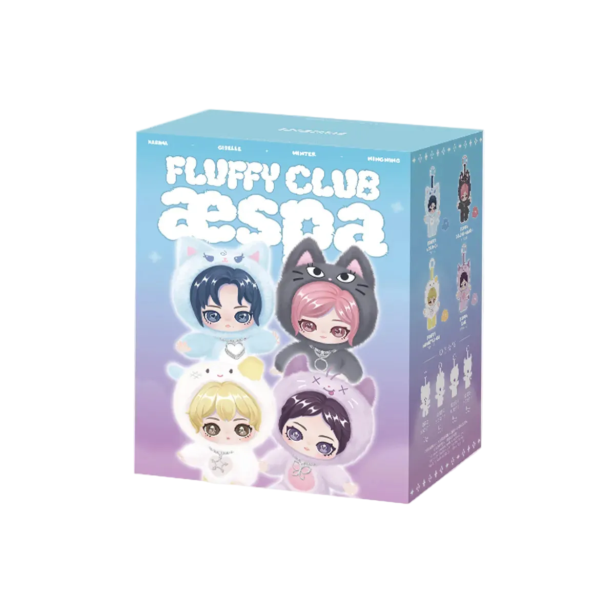aespa Fluffy Club ぬいぐるみ&ストラップセット ウィンター aespa aespa Fluffy Club ぬいぐるみ&ストラップセット ウィンター aespa