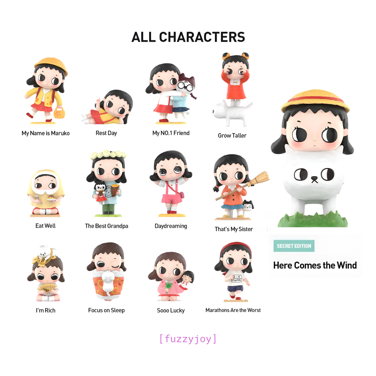 Nyota × Chibi Maruko Chan Series Figures