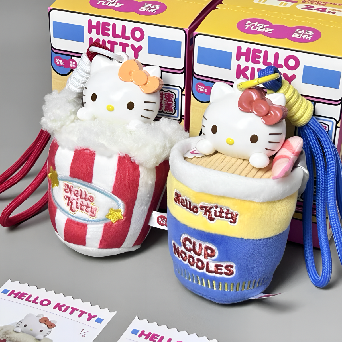 Hello Kitty Convenience Store Series Plush Keychain Blind Box