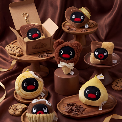 Pingu's First Chocolate Factory - Pingu Choco Series Mini Plush Keychain Blind Box
