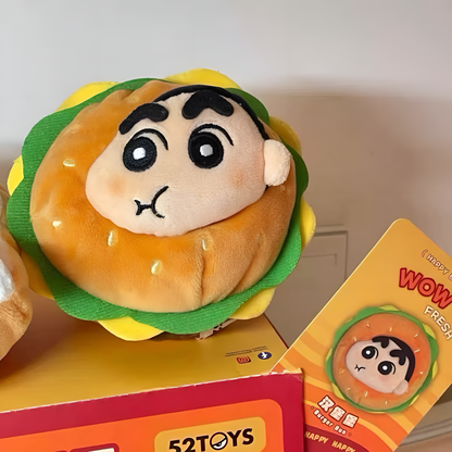 Crayon Shinchan Happy Bucket Series Figures Blind Box