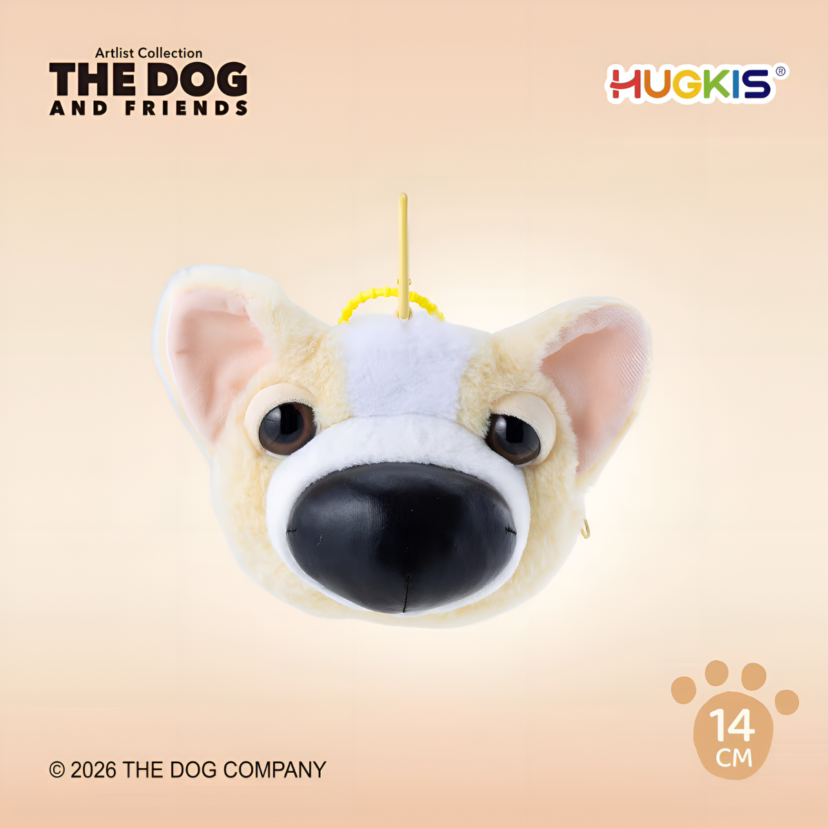 Artist Collection THE DOG Earphone Bag Purse Plush Charm