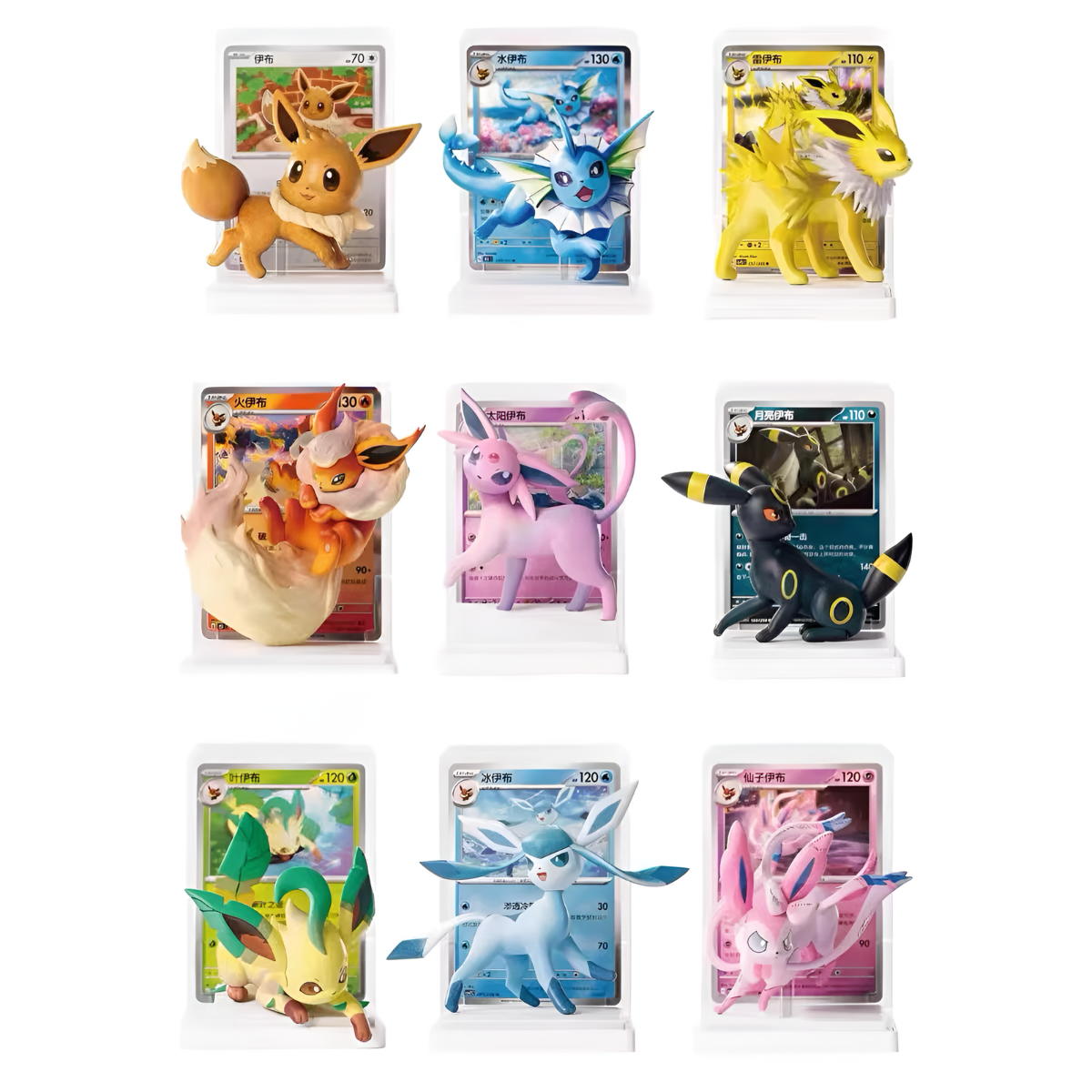 Pokémon Dreamscapes Vol. 3 Eevee & Eeveelutions Figure Set Blind Box