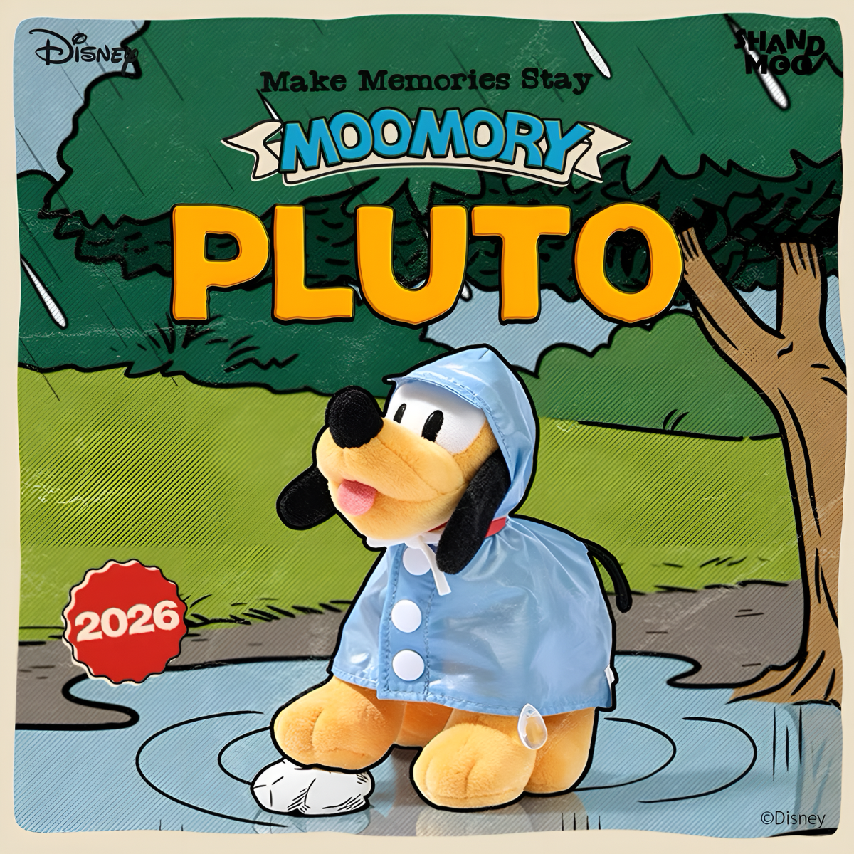 Moomory Series Pluto Plush Charm