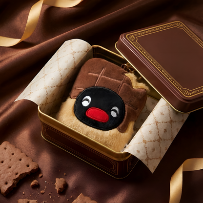 Pingu's First Chocolate Factory - Pingu Choco Series Mini Plush Keychain Blind Box
