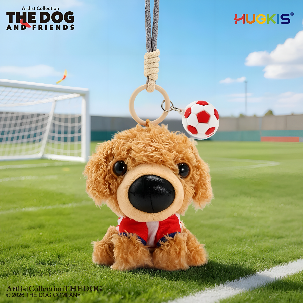 Artist Collection THE DOG - Soccer Series Plush Charm