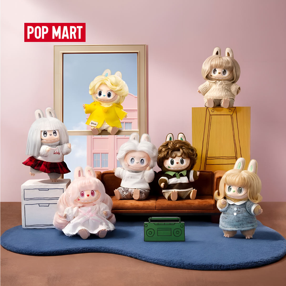 THE MONSTERS Hair Salon Series - Vinyl Plush Pendant Blind Box