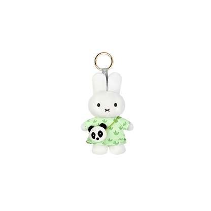 Miffy Panda Series Plush Keychain Charm