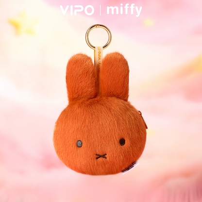 Miffy Plush Coin Purse Keychain Charm