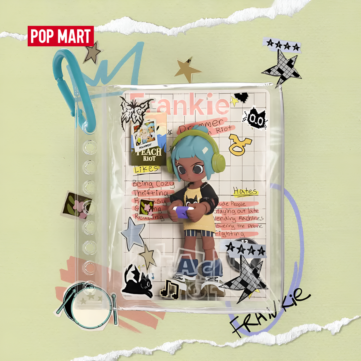 Peach Riot Carry the Music Series Block Pendant