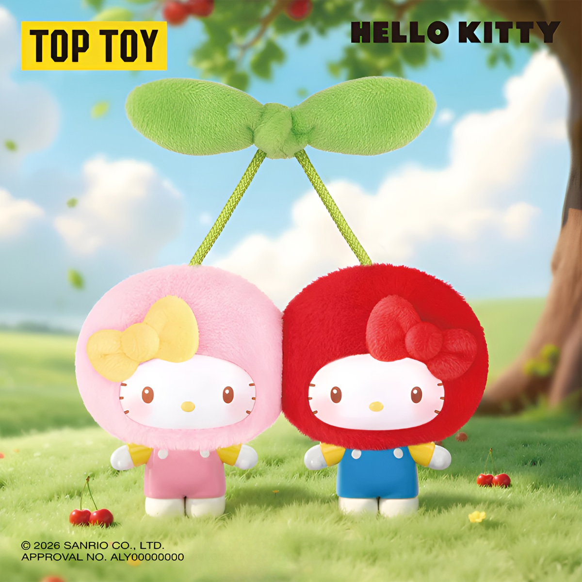 Hello Kitty Fruit House Series Figures Pendant Blind Box