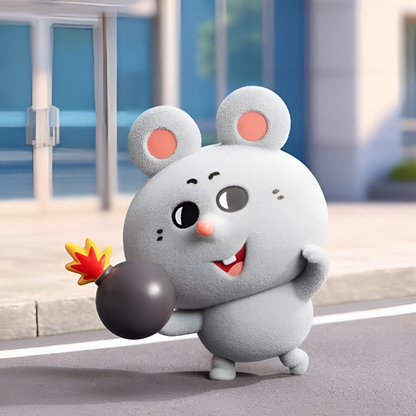 A Day of Corporate Hamster Series Figures Blind Box