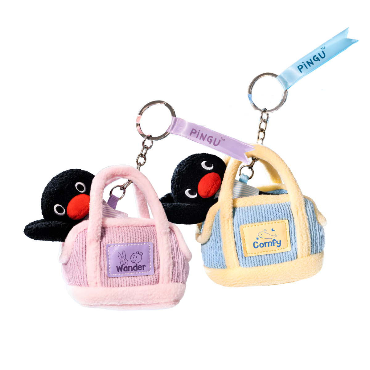 Pingu Big Eater Series Plush Pendant