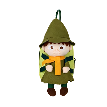 Official Moomin Cute Plush Pendant with Foldable Tote Bag